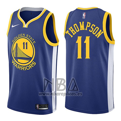 Camiseta Golden State Warriors Klay Thompson NO 11 Icon 2018 Azul